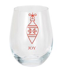 Ornament Stemless Wine Glass