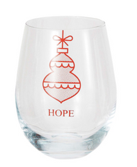 Ornament Stemless Wine Glass