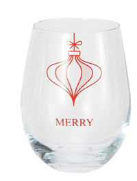 Ornament Stemless Wine Glass