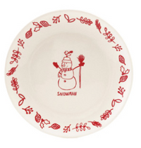 Holiday Stoneware Plate