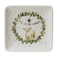 Faith Based Stoneware Dish