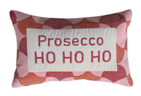 Holiday Phrase Embroidered Lumbar Pillow