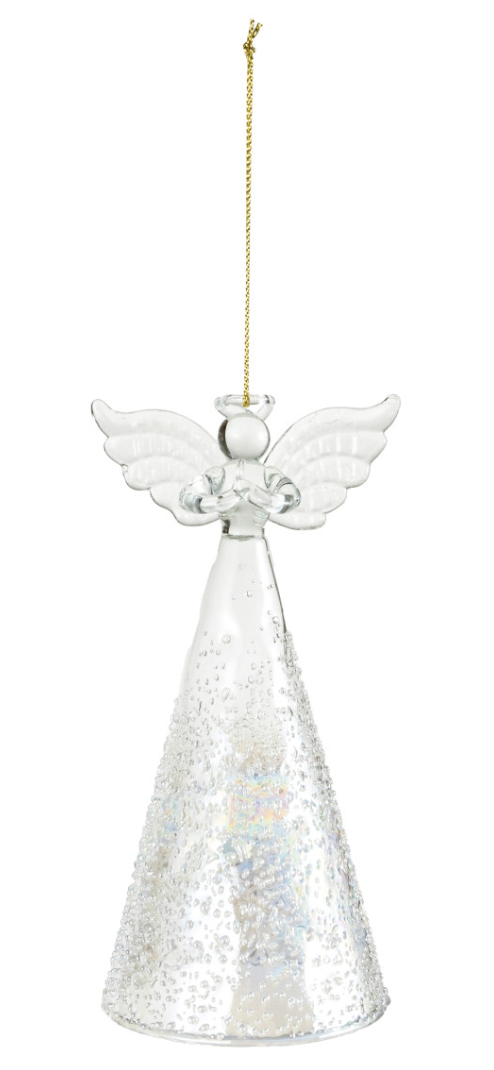 Glass Angel Ornament
