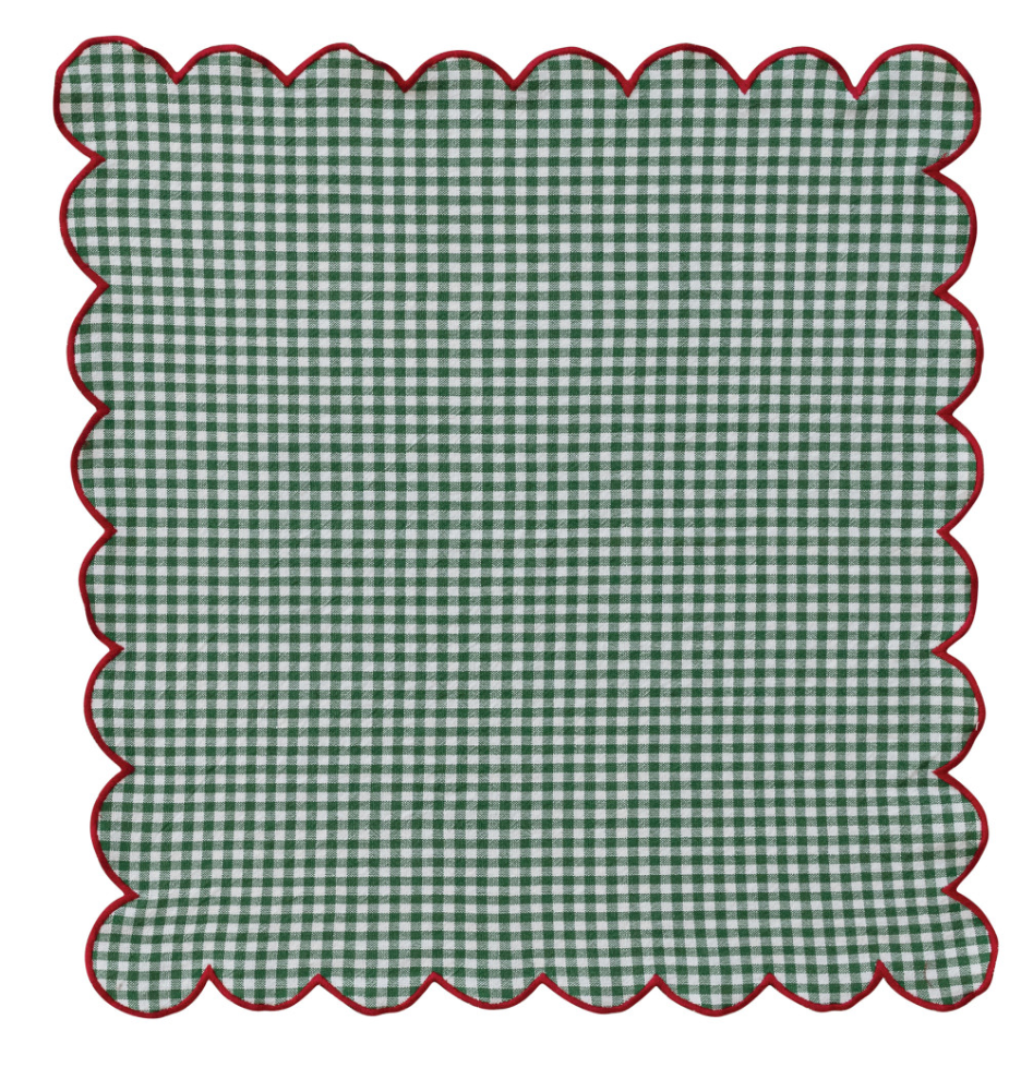 Set of 4 Scalloped Napkins