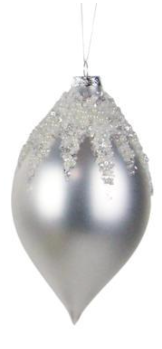 Matte White Ornament