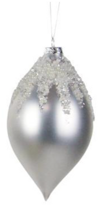 Matte White Ornament