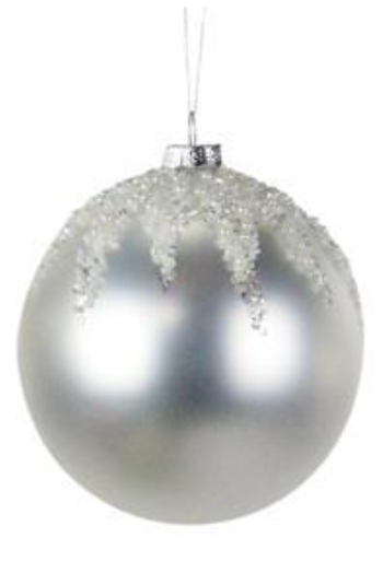 Matte White Ornament