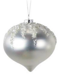 Matte White Ornament