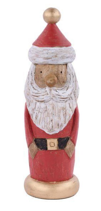 Mango Wood Santa