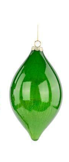 Emerald Spun Glass Ornament
