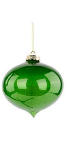 Emerald Spun Glass Ornament