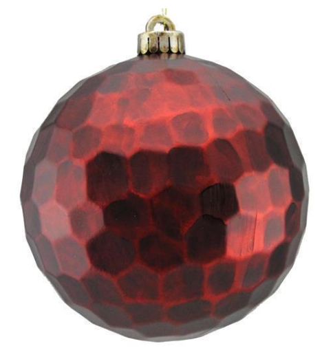 Antique Washed Red Ornament