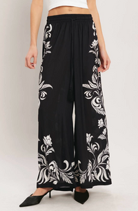 Black and White Print Pant