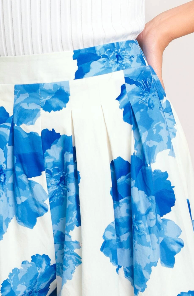 Blue Floral Pant