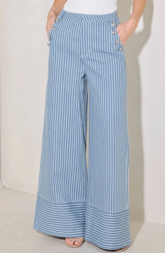 Striped Woven Pant