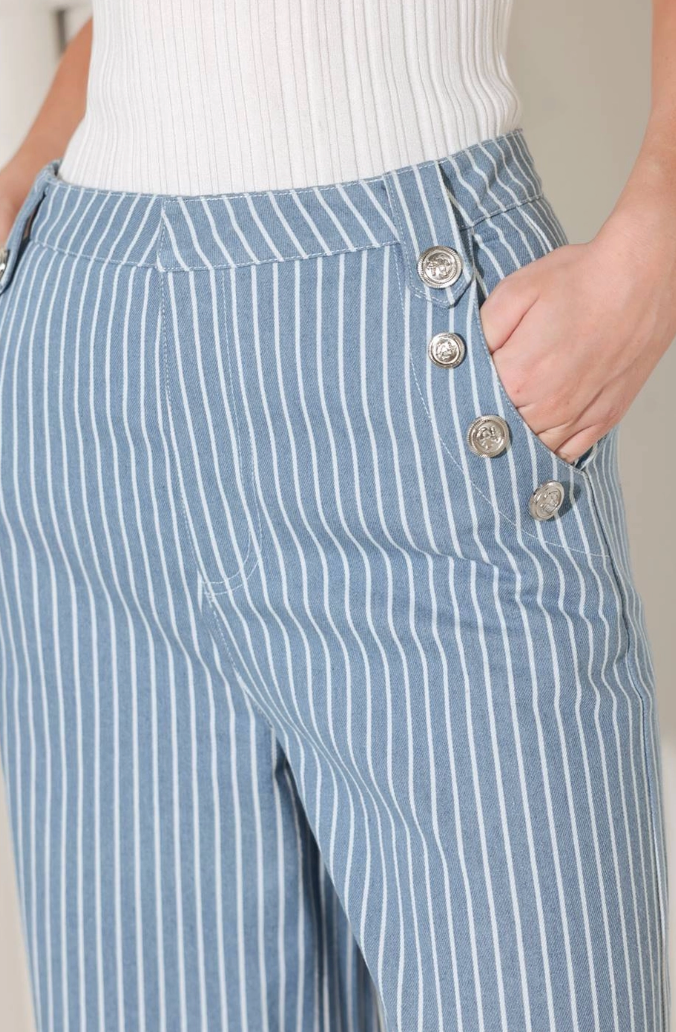 Striped Woven Pant