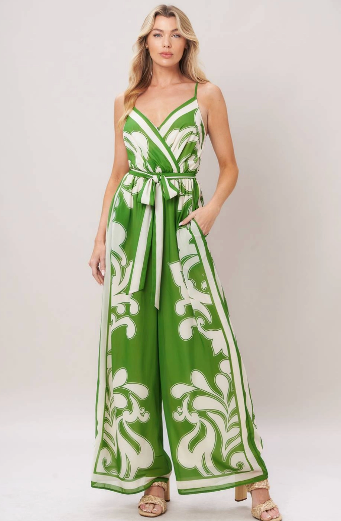 Printed Woven Jumpsuit
