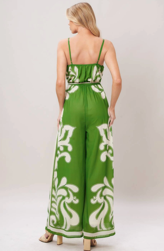 Printed Woven Jumpsuit