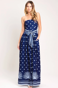 Polka Dot Woven Jumpsuit