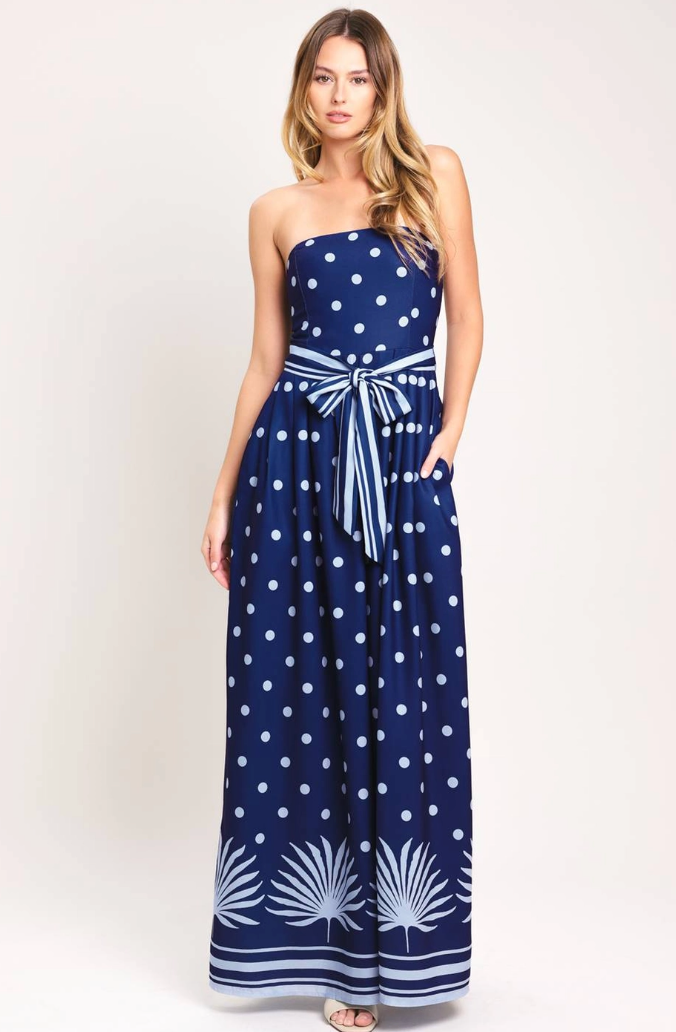Polka Dot Woven Jumpsuit