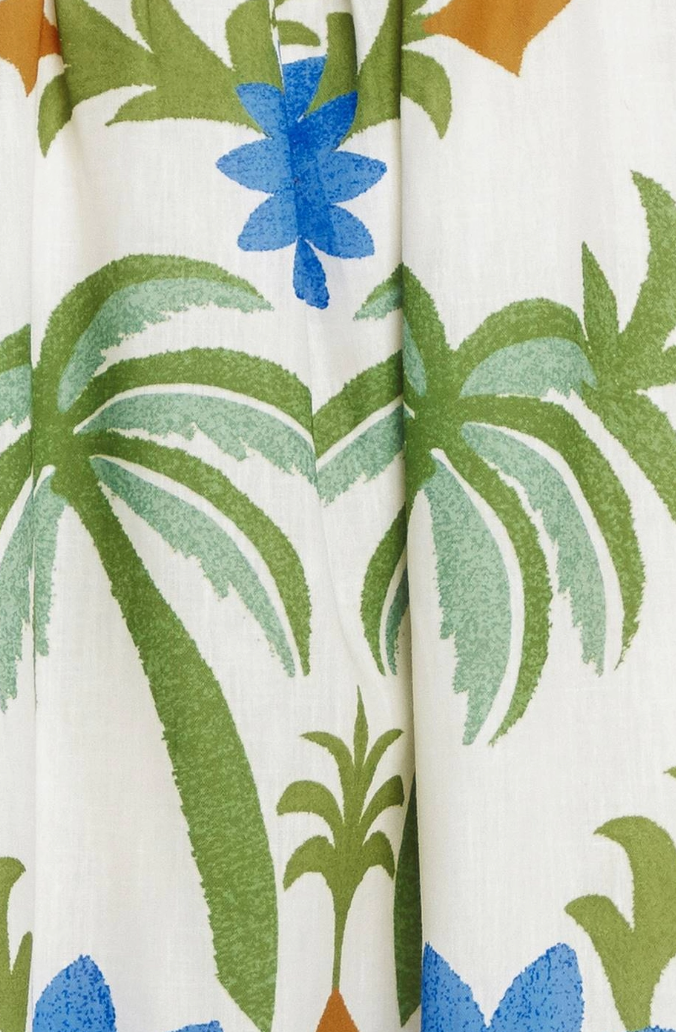 Printed Woven Maxi Dress