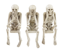 See/Hear/Speak No Evil Skeletons
