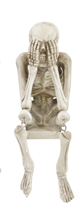 See/Hear/Speak No Evil Skeletons