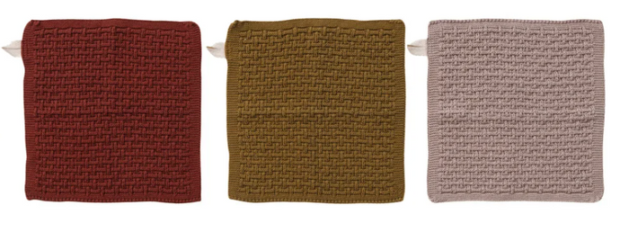 Cotton Knit Dish Cloths
