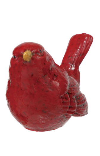 Hand Painted Ceramic Cardinal
