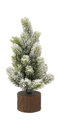 Tree with Wood Base