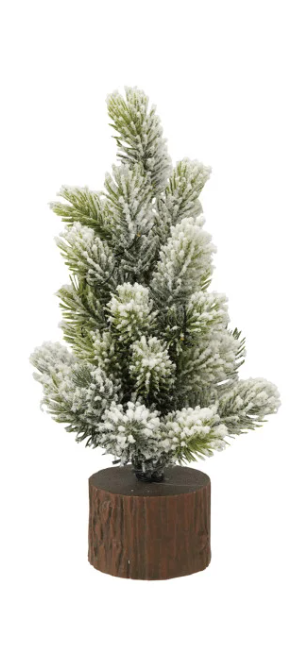 Tree with Wood Base