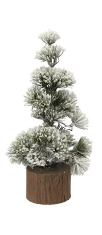 Tree with Wood Base