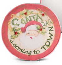 Coming to Town Round Pillow