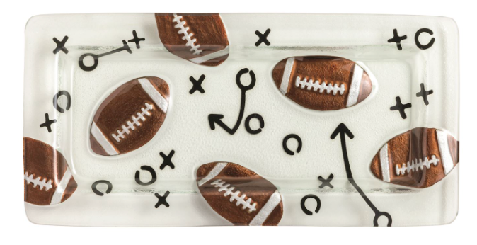 Football Glass Tray