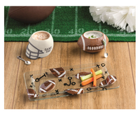 Football Glass Tray