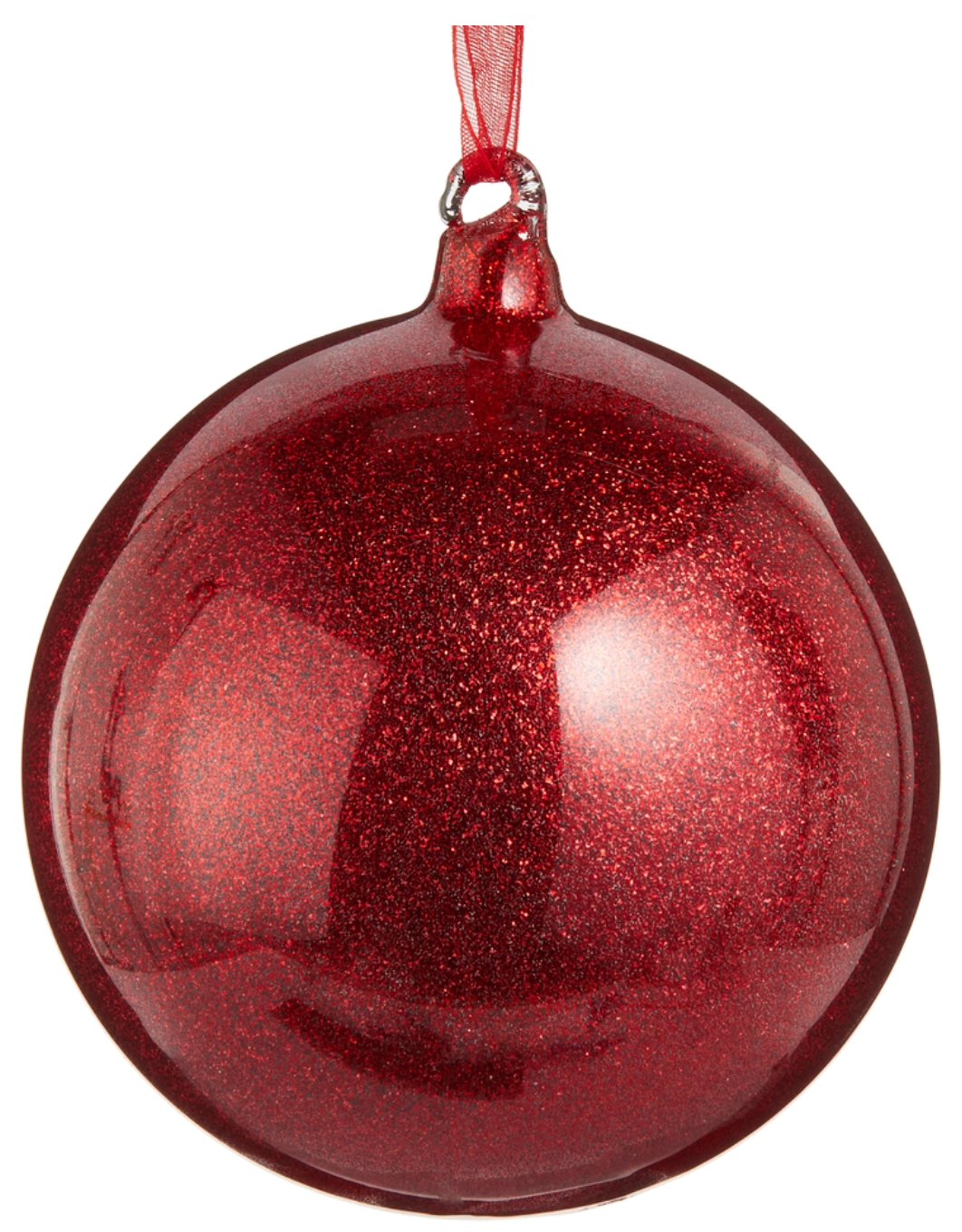 Red Glitter Ball