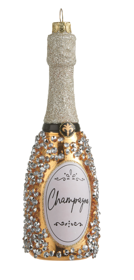 Champagne Bottle Ornament