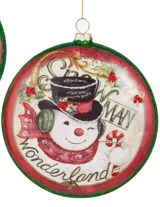 Coming to Town Disc Ornament