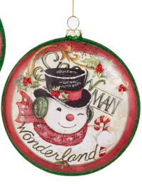 Coming to Town Disc Ornament