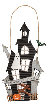 Haunted House Door Hanger