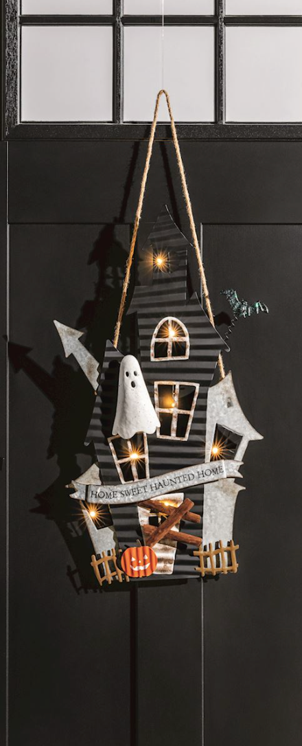 Haunted House Door Hanger