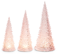 Lighted Pink Tree