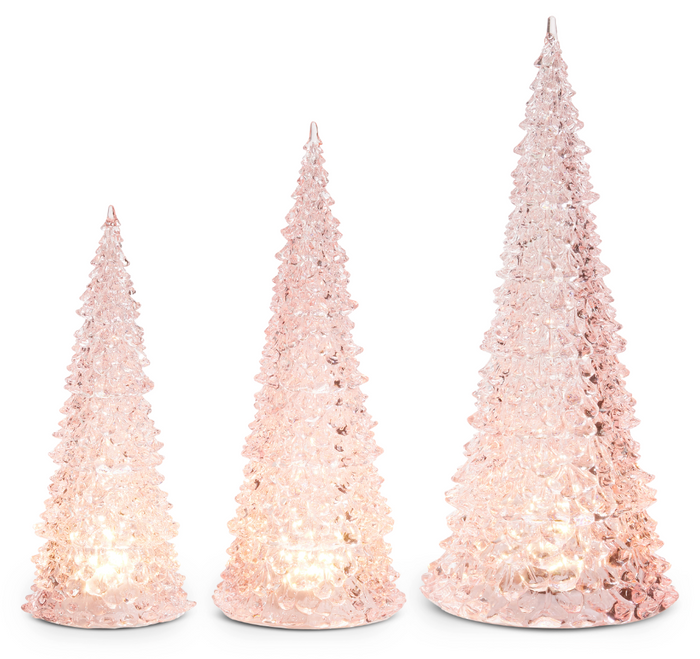 Lighted Pink Tree