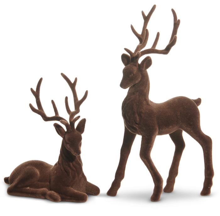 Brown Flocked Deer