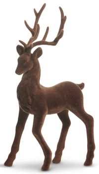 Brown Flocked Deer