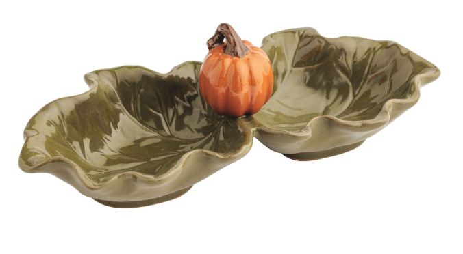 Leaf Pumpkin Double Tidbit