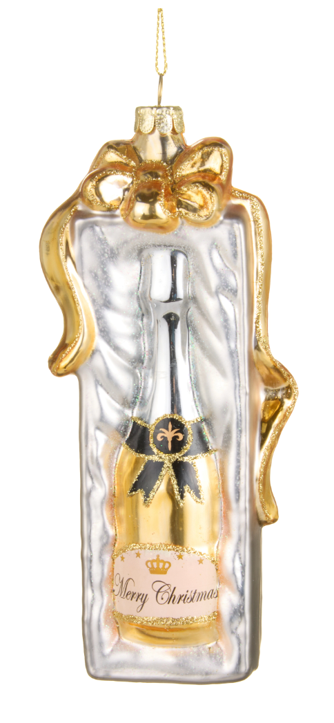 Champagne Gift Ornament