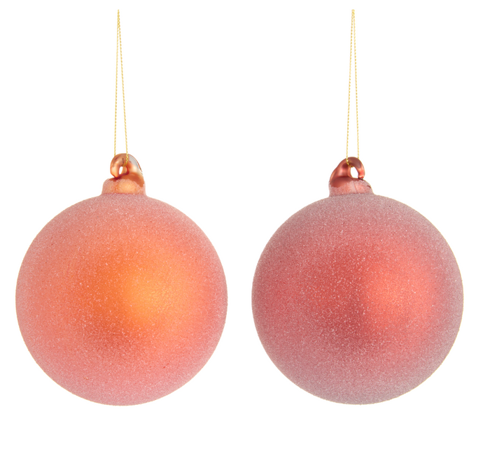 Sugared Ball Ornament