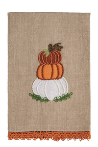 Beaded Embroidery Gather Towels