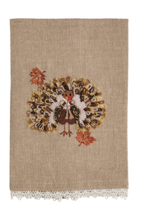 Beaded Embroidery Gather Towels